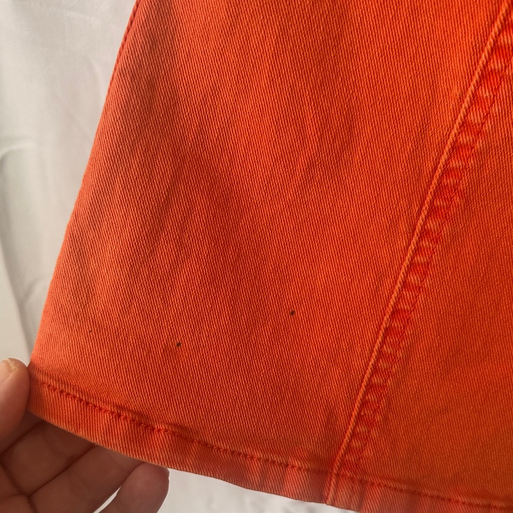 Copper Key Vibrant Orange Mini Skirt - Picture 3 of 4